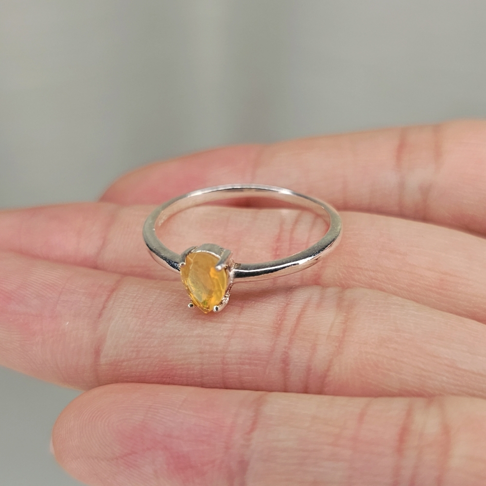 Real Ethiopian Opal Ring Size 10.5